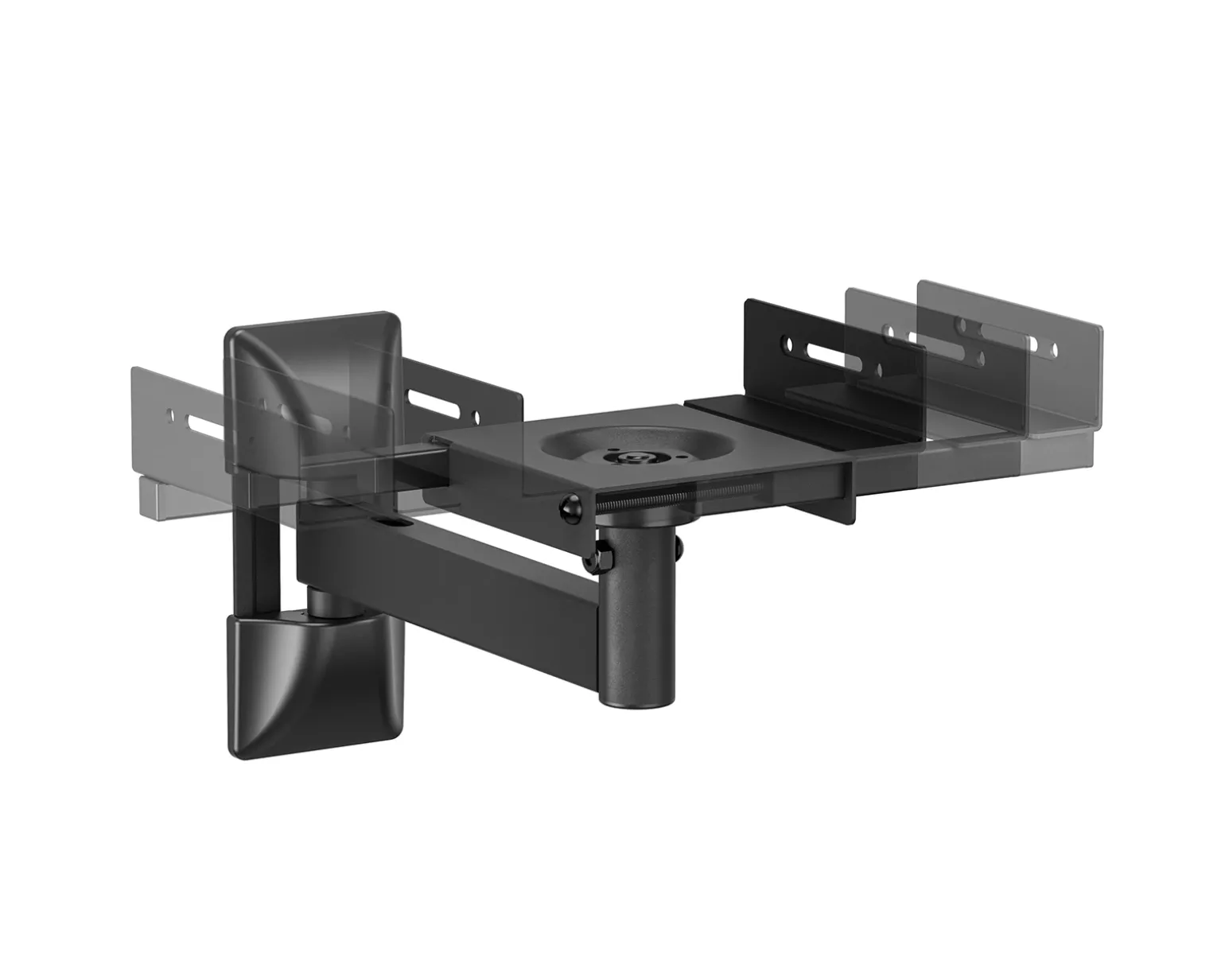 Adjustable Wall Mount Speaker Pair - Black