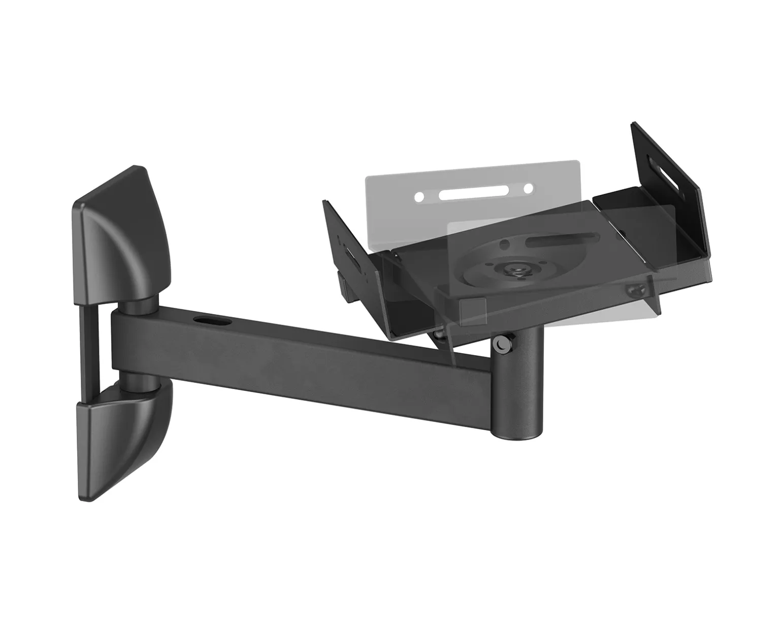 Adjustable Wall Mount Speaker Pair - Black