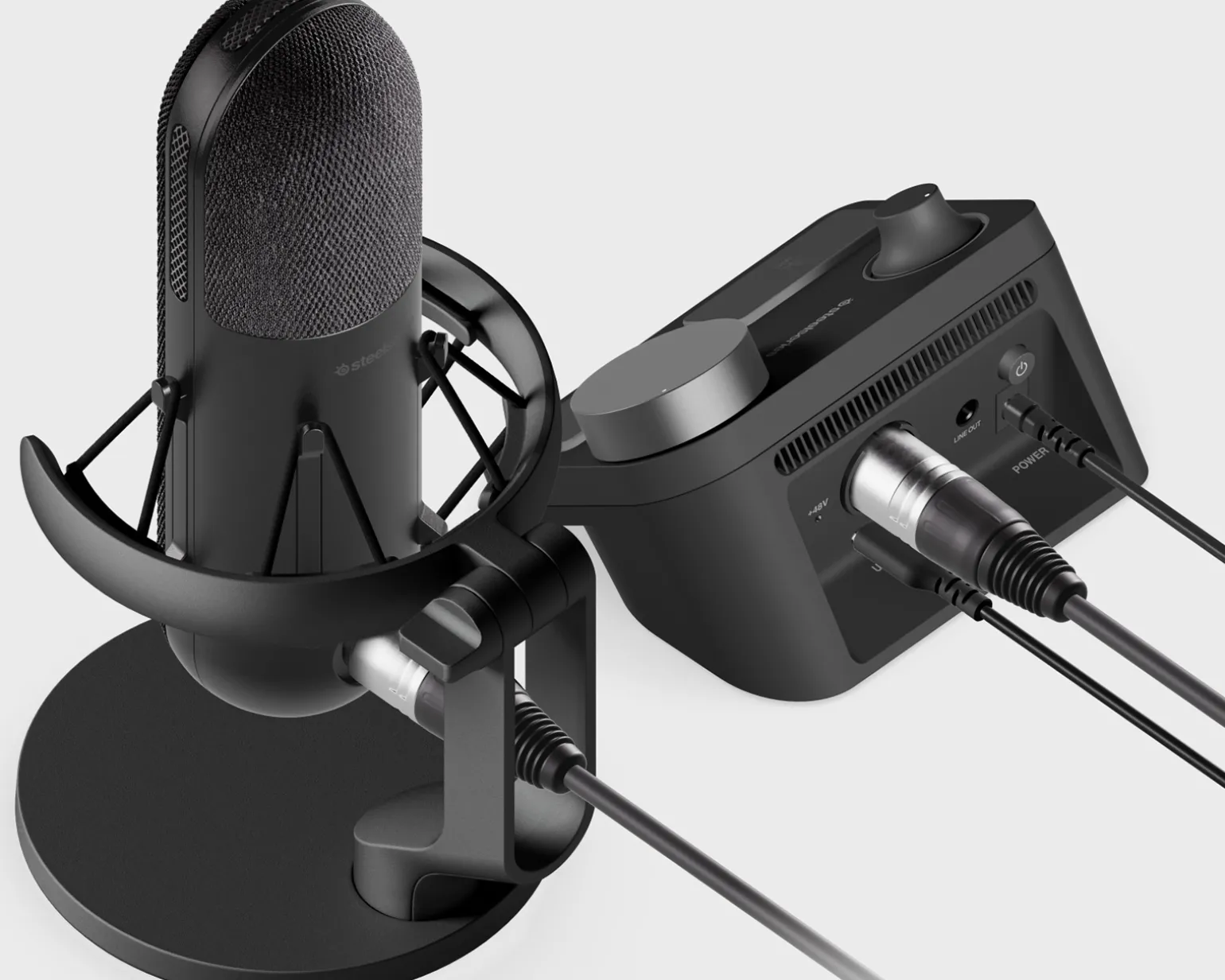 Alias Pro - Black XLR Microphone & Stream Mixer