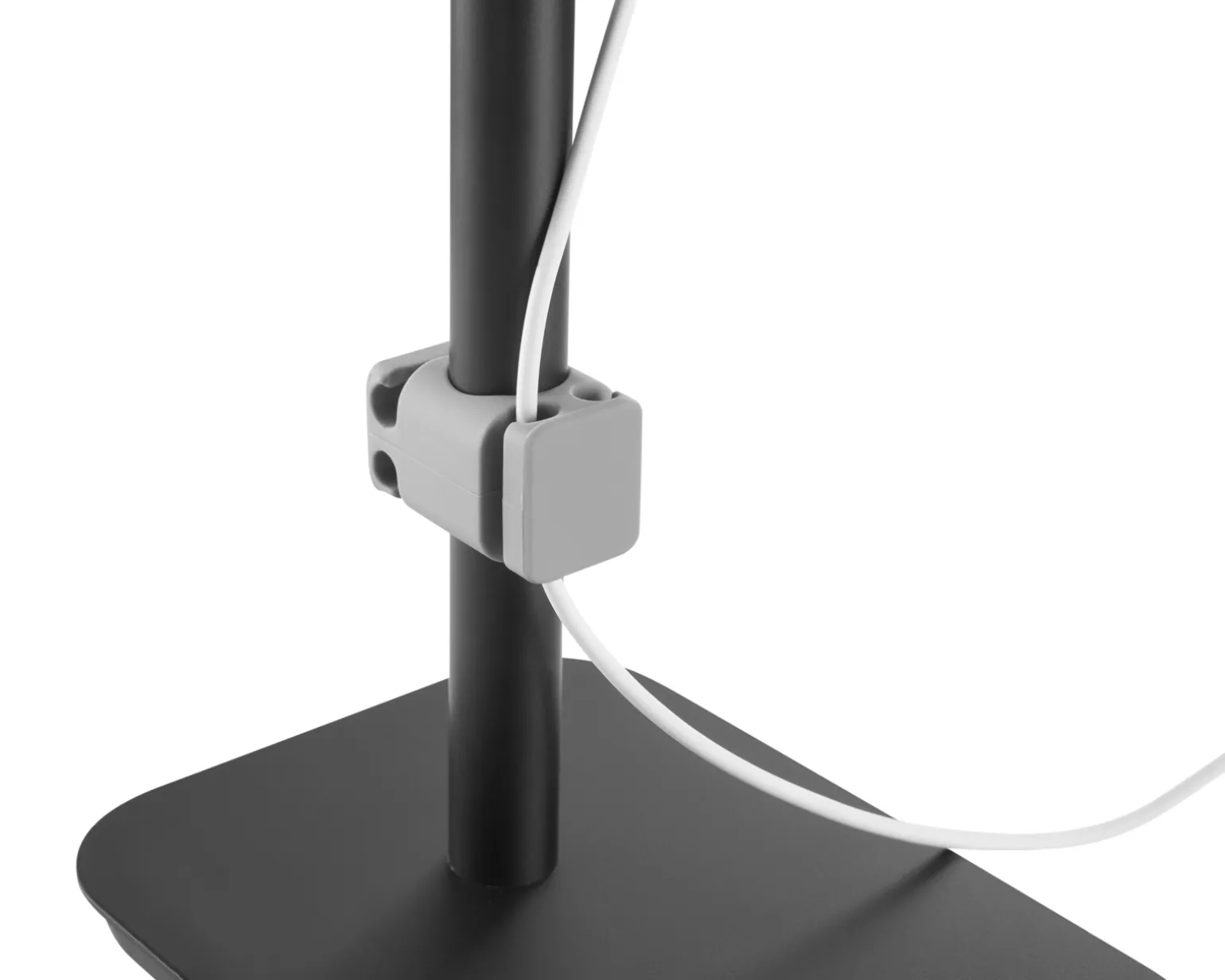 Aluminum Headphone Stand with Tiltable Phone Holder - Black