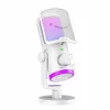 Ampligame AM6 Condenser Microphone with RGB - White