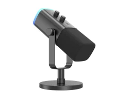 AMPLIGAME AM8 RGB USB/XLR Microphone - Dynamic Mic - Black
