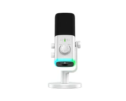 AmpliGame AM9 USB/XLR Microphone - White