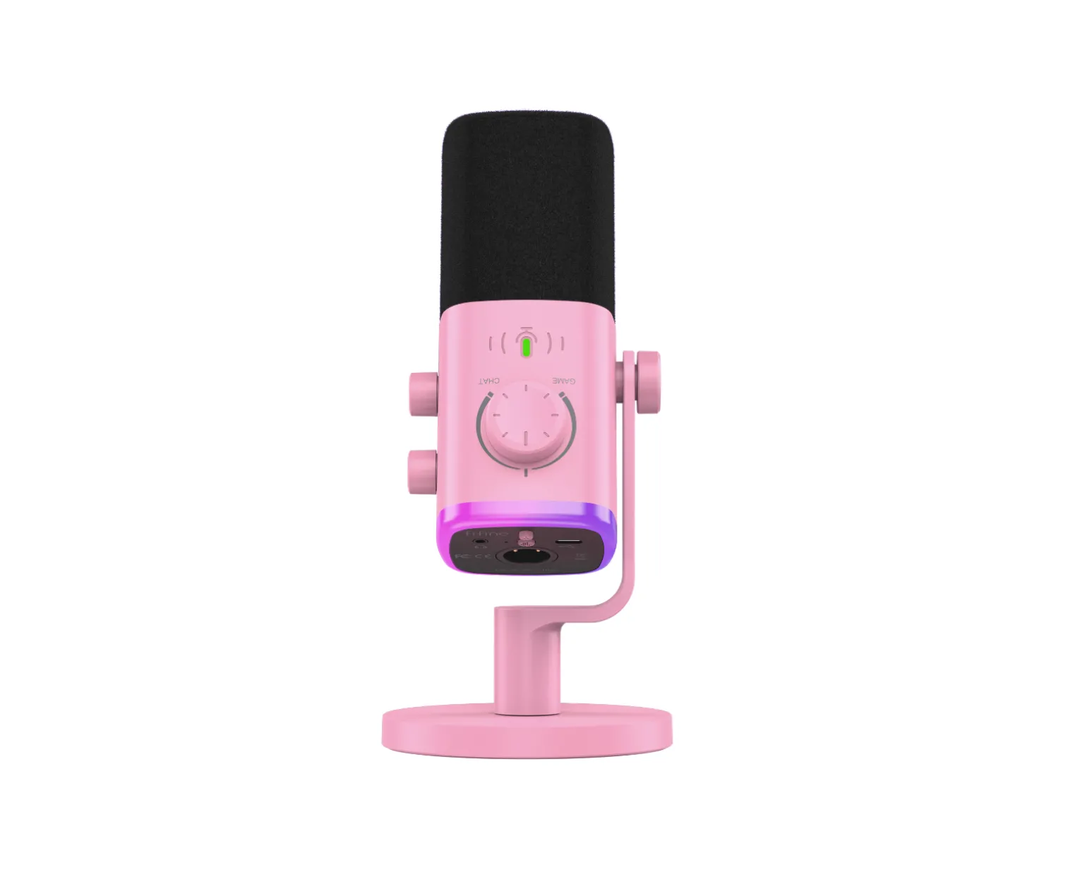AmpliGame AM9 USB/XLR Microphone - Pink