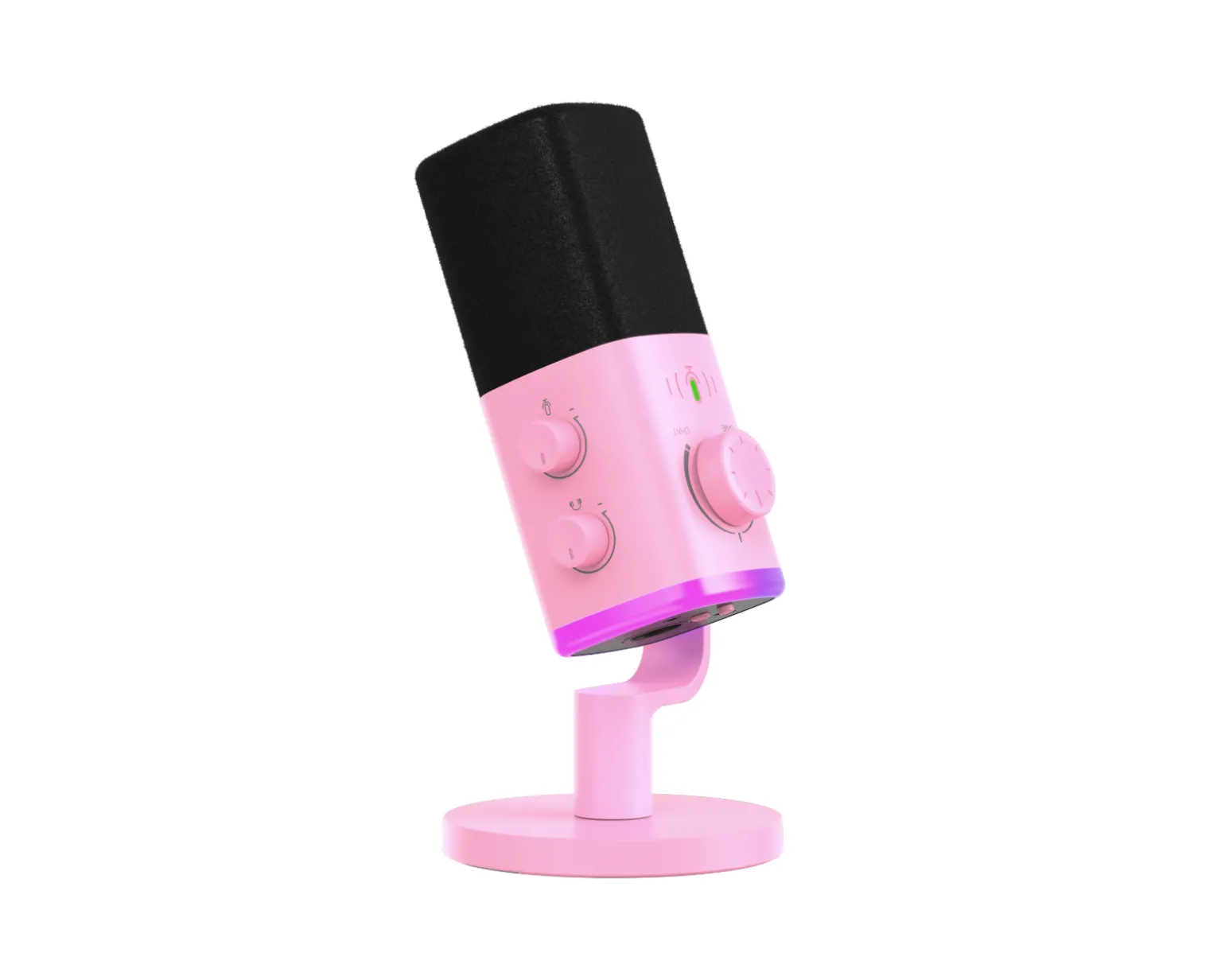 AmpliGame AM9 USB/XLR Microphone - Pink