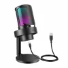AMPLIGAME A8 USB Gaming Microphone RGB (PC/PS4/PS5) - Black