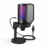AMPLIGAME A6 USB Gaming Microphone RGB (PC/PS4/PS5) - Black