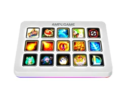 AMPLIGAME D6 Stream Controller - Streaming Deck - White