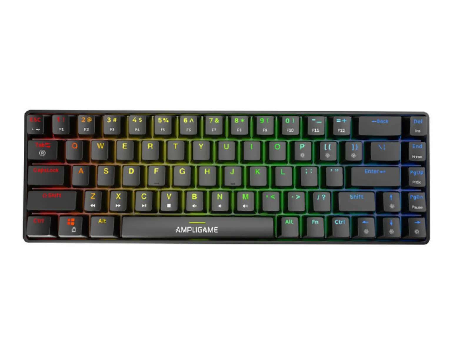 AmpliGame GK1 ANSI Keyboard - Black