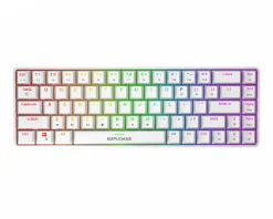 AmpliGame GK1W ANSI Keyboard - White