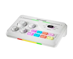 AmpliGame SC8 Audio Mixer - White