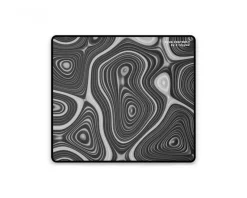 Aqua Control Plus Mousepad - Grey Strata - XL Square