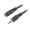 Audio Cable Extension 3.5mm 3Pin 1.5m Black