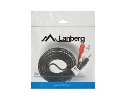 Audio Cable 3.5mm to 2xRCA (2 Meter) Black