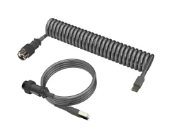Aviator Coiled Cable USB-C - Grey