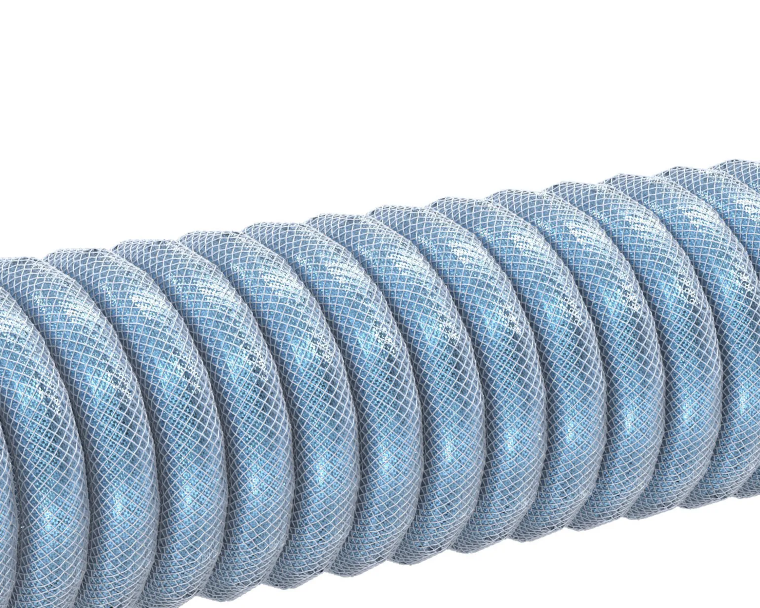 Aviator Coiled Cable USB-C - Light Blue