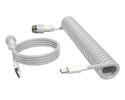 Aviator Coiled Cable USB-C - White