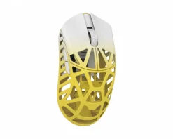 BEAST X Max Wireless Gaming Mouse - White/Yellow [TTC Nihil]