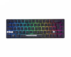 BLACKICE Base 65 Hotswap Gaming Keyboard - ISO UK [White Flame]