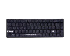 BLACKICE Base 65 Hotswap Gaming Keyboard - ISO UK [White Flame]