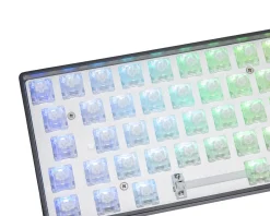 BLACKICE Base 65 Hotswap Gaming Keyboard - ISO UK [White Flame]