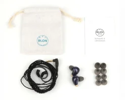 BL03 IEM Headphones with 3.5mm Microphone - Purple