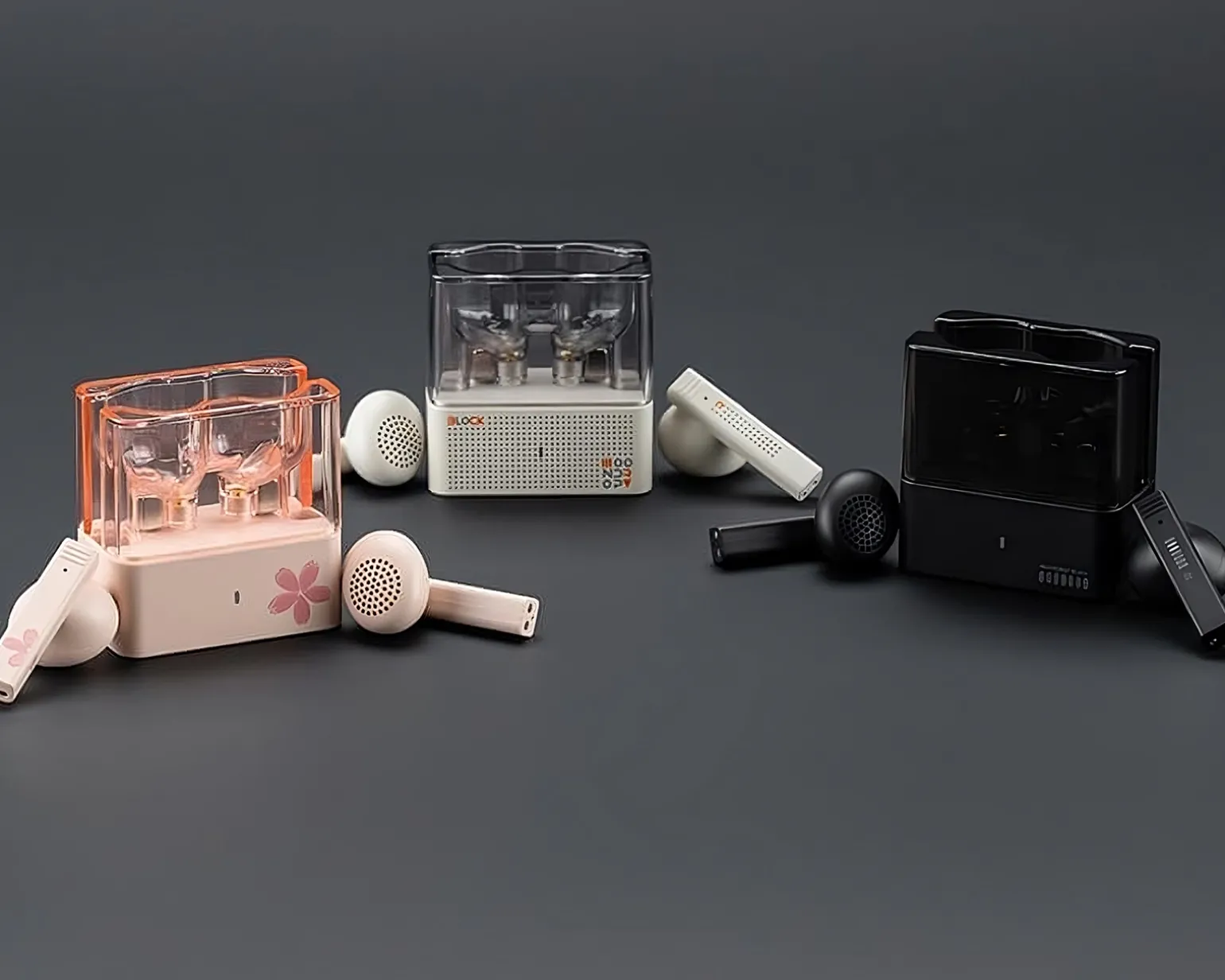 Block TWS In-Ear Headphones - Pink