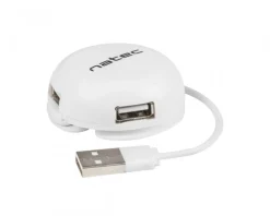 Bumblebee White 2.0 USB Hub 4 Ports
