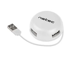 Bumblebee White 2.0 USB Hub 4 Ports