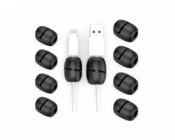 Cable Clamp Nuggets Tidy - 10 pcs - Black