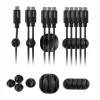 Cable Clips Tidy 10-pack Black