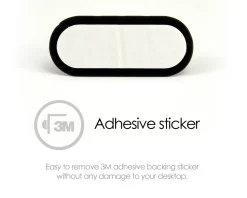 Cable Clips Tidy 10-pack Black