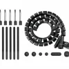 Cable Management Organizer Kit - Cable holder, Cable ties & Cable wrap