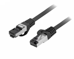 CAT 8.1 Ethernet cable S/FTP LSZH - Black - 0,25m
