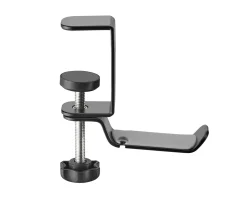 Clamp-On Universal Headphone Holder - Black