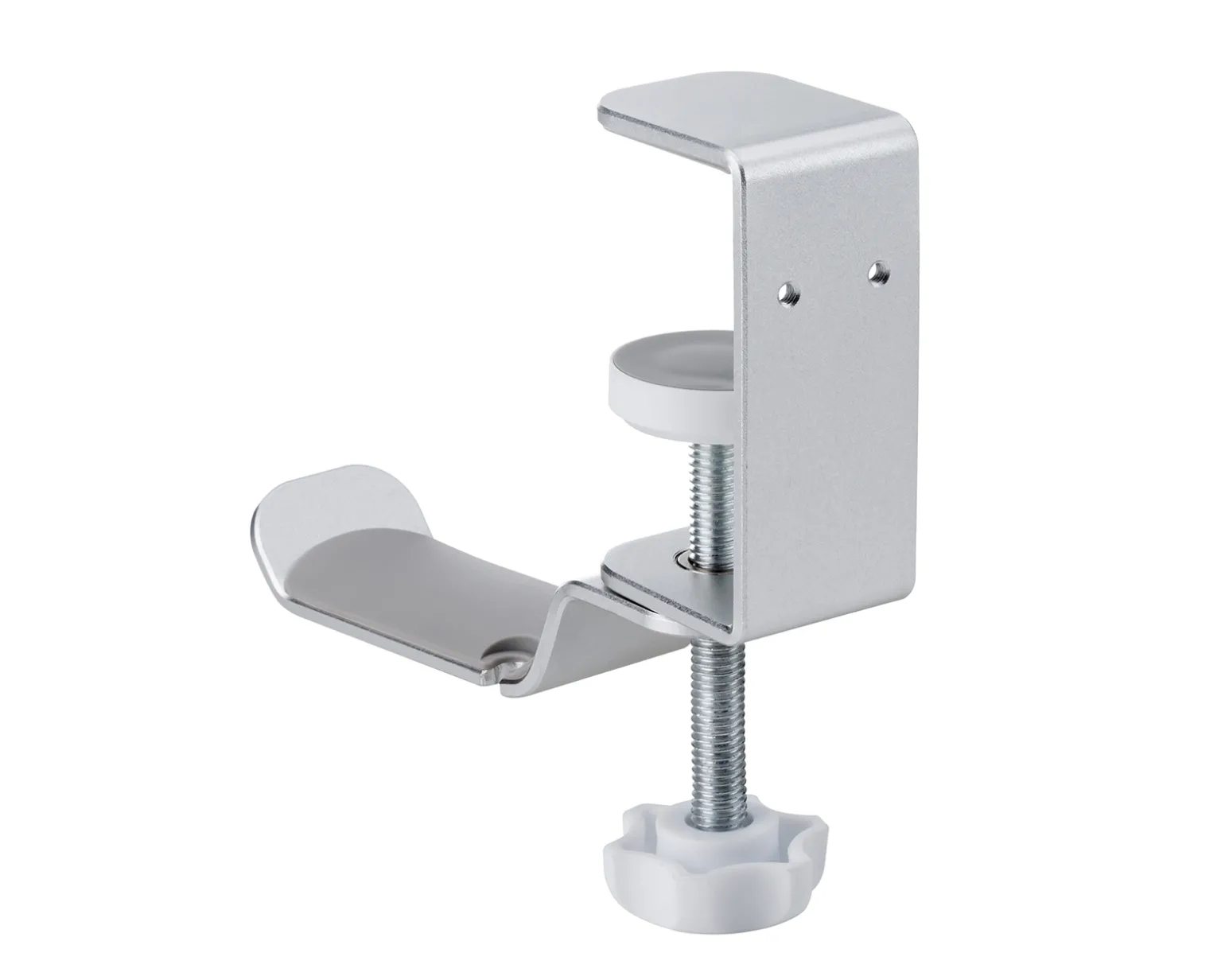 Clamp-On Universal Headphone Holder - Silver