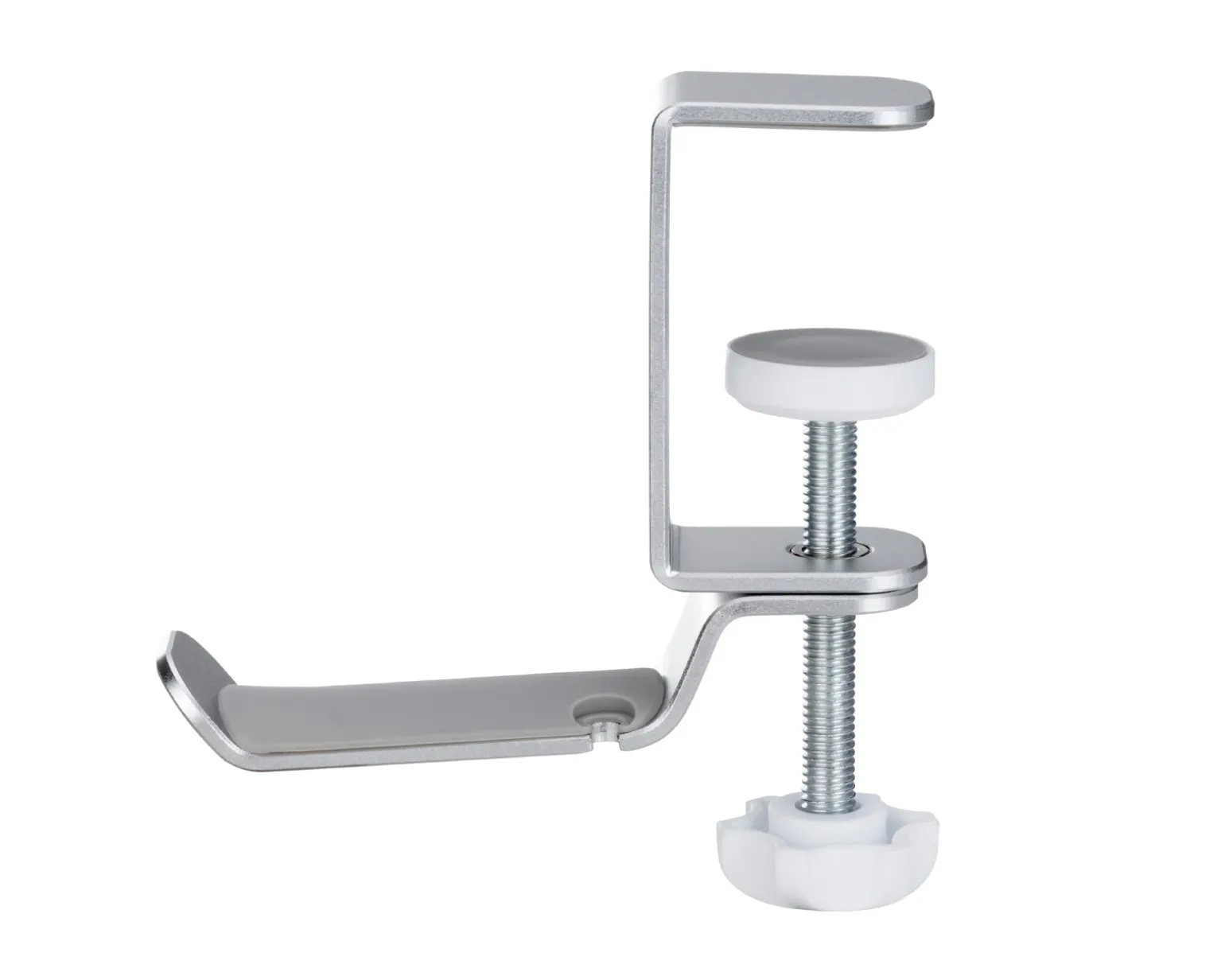 Clamp-On Universal Headphone Holder - Silver