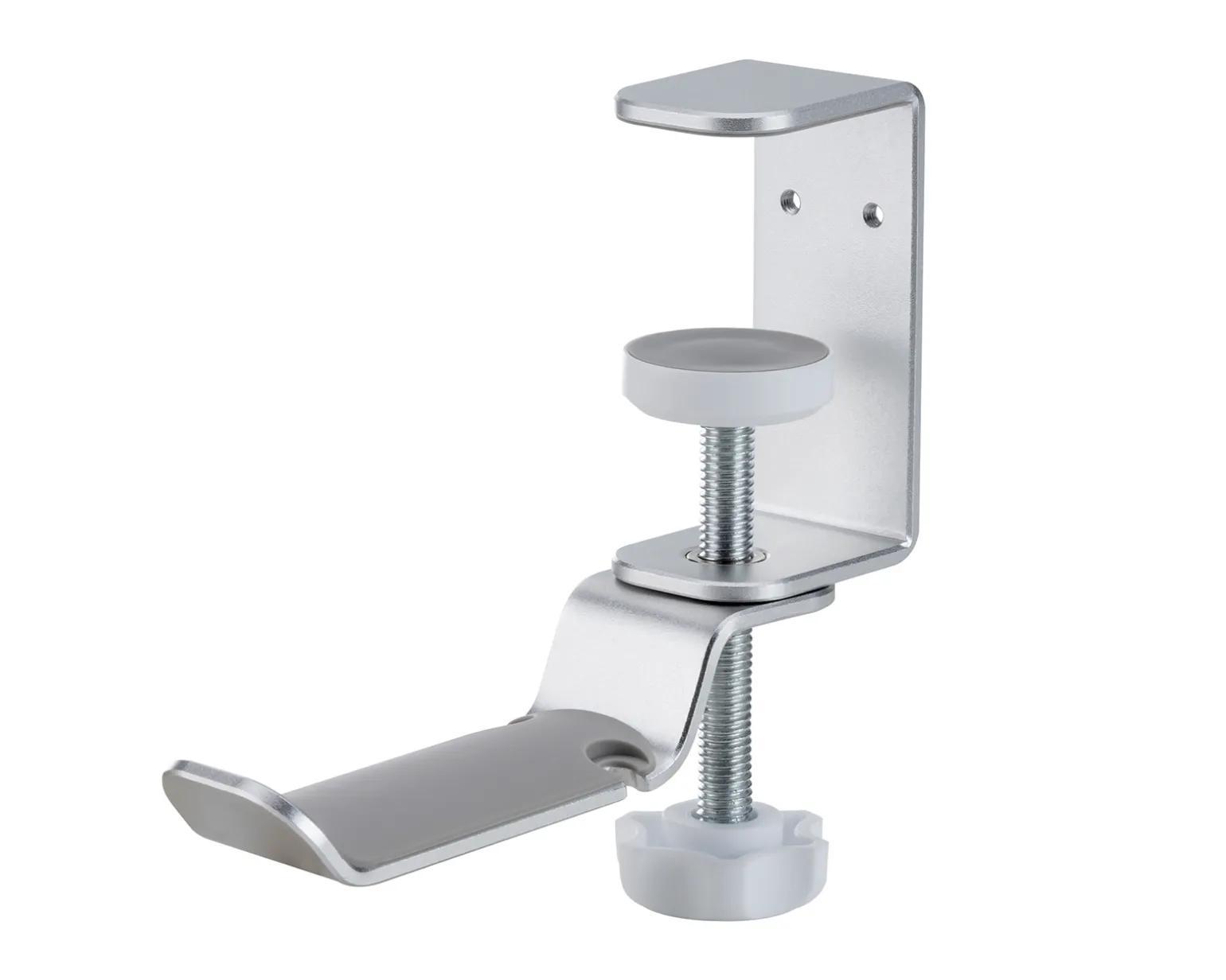 Clamp-On Universal Headphone Holder - Silver