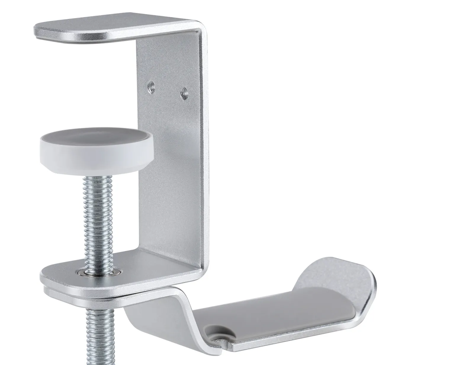 Clamp-On Universal Headphone Holder - Silver