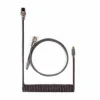 Custom Coiled Aviator Cable USB-C - Grey