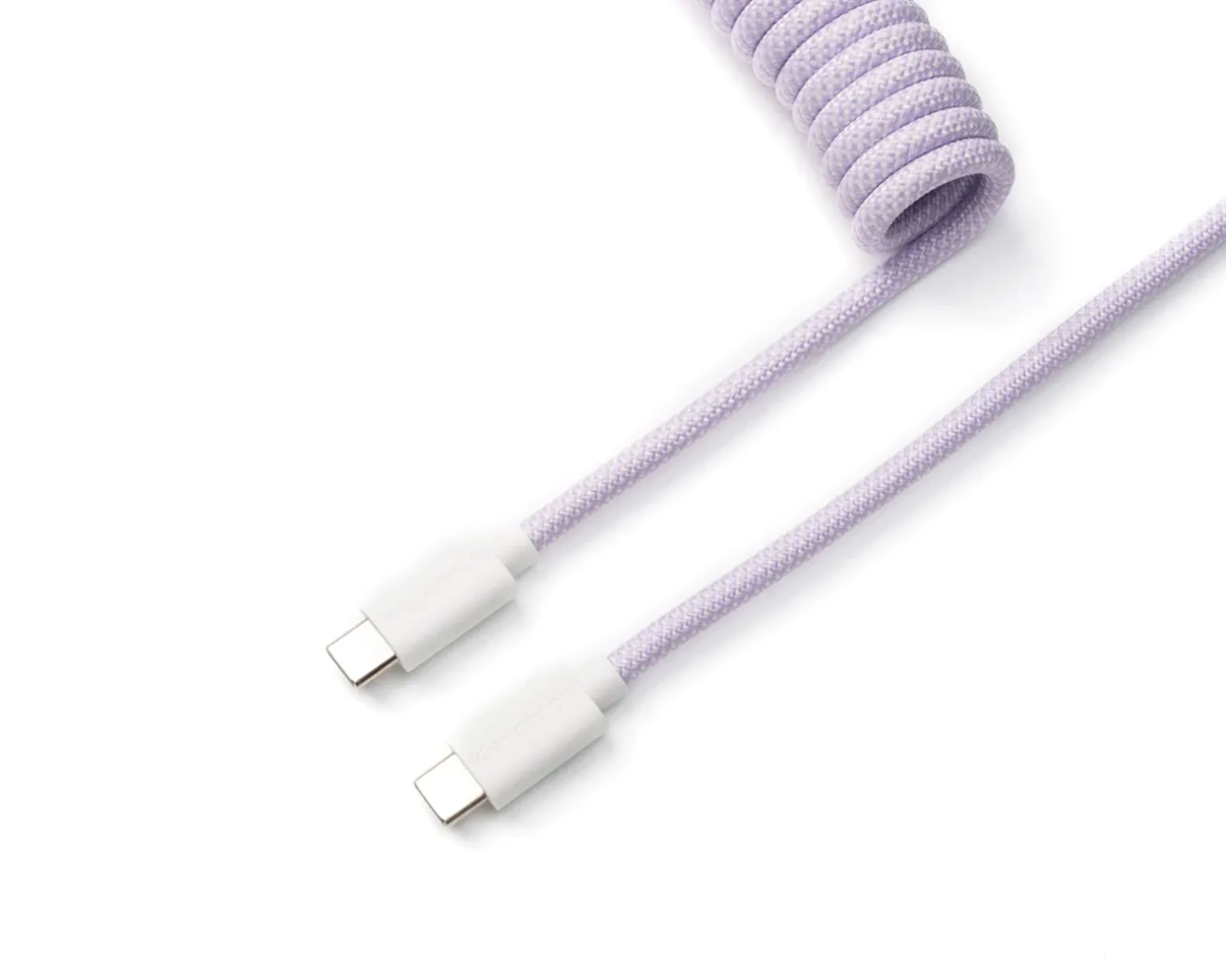 Custom Coiled Aviator Cable USB-C - Light Purple