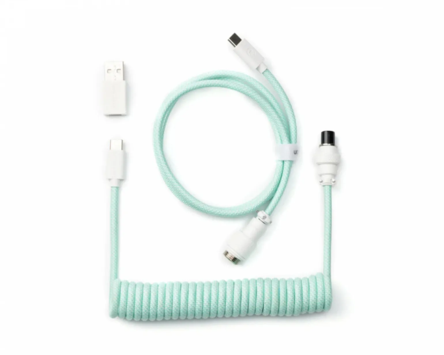 Custom Coiled Aviator Cable USB-C - Mint