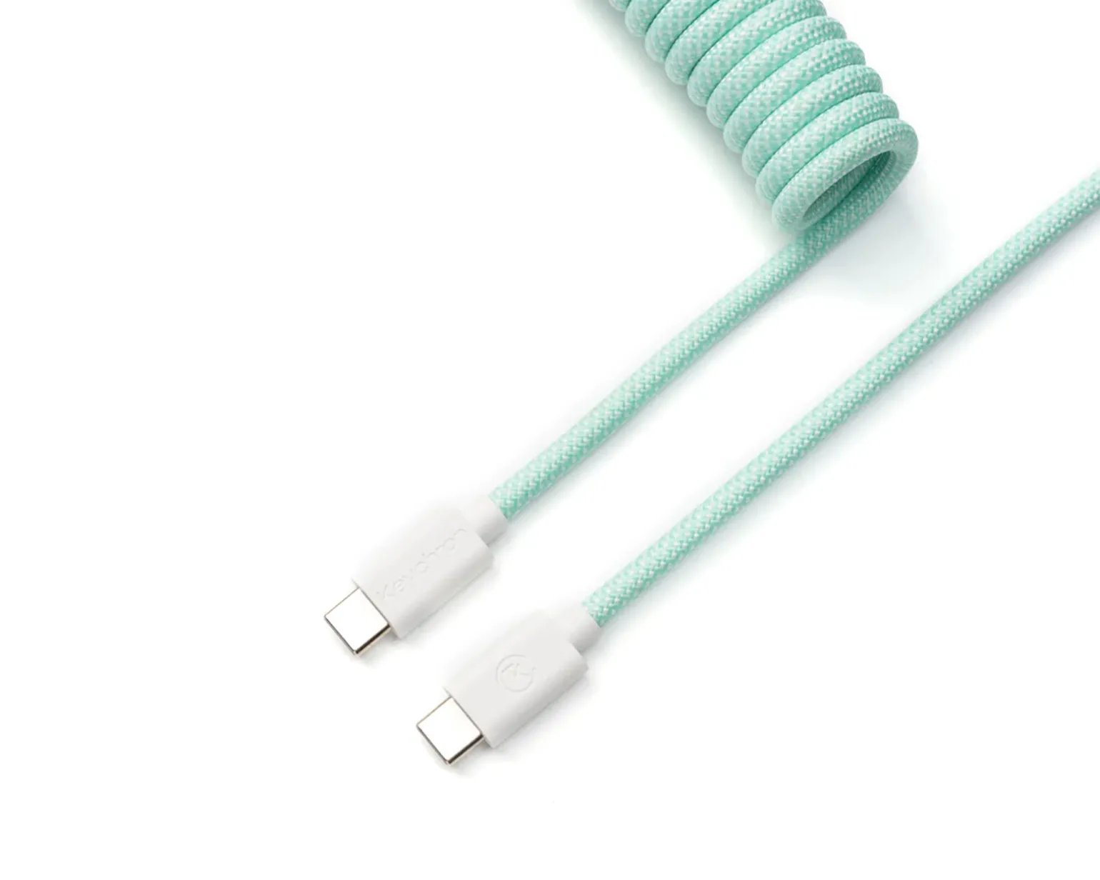 Custom Coiled Aviator Cable USB-C - Mint
