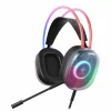 DH230 Semi-transparant RGB Gaming Headset - Black