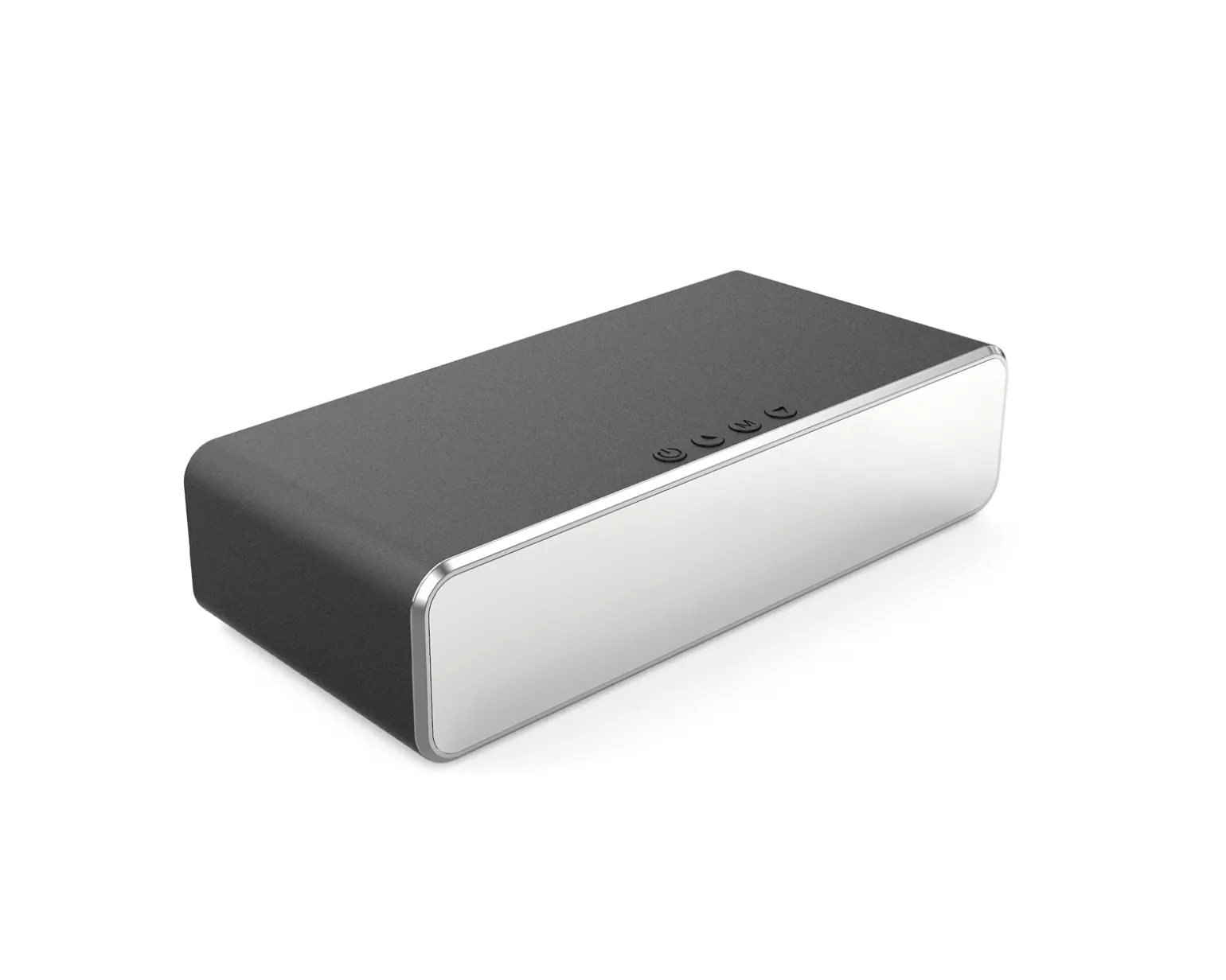 Digital Alarm Clock with Qi-charging Black