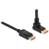 DisplayPort Cable 1.4 (4k/8k) - Upwards Angled - Black - 3m
