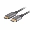 DisplayPort to HDMI Cable 4K Black - 1.8m