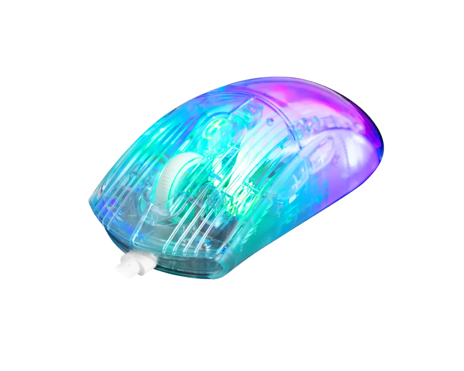 DM330 Transparent RGB Gaming Mouse