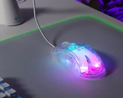 DM330 Transparent RGB Gaming Mouse