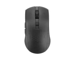 DM320 Wireless Semi-Transparent RGB Gaming Mouse - Black